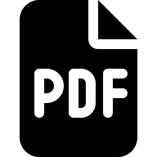 Screenshot of the PDF button, which is a PDF icon.